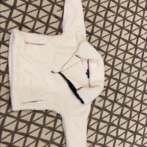 fluffy Tommy Hilfiger half-zip sweater